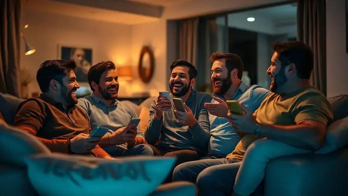 A tendência dos homens ligando para amigos para desejar boa noite